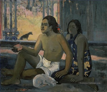Eiaha Ohipa ne fonctionne pas postimpressionnisme Primitivisme Paul Gauguin Peinture à l'huile